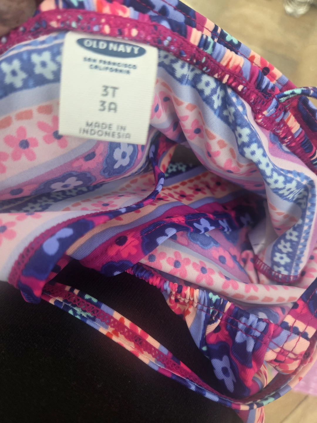 Old Navy Toddler Girls Floral Swim Top, 3T - photo 4