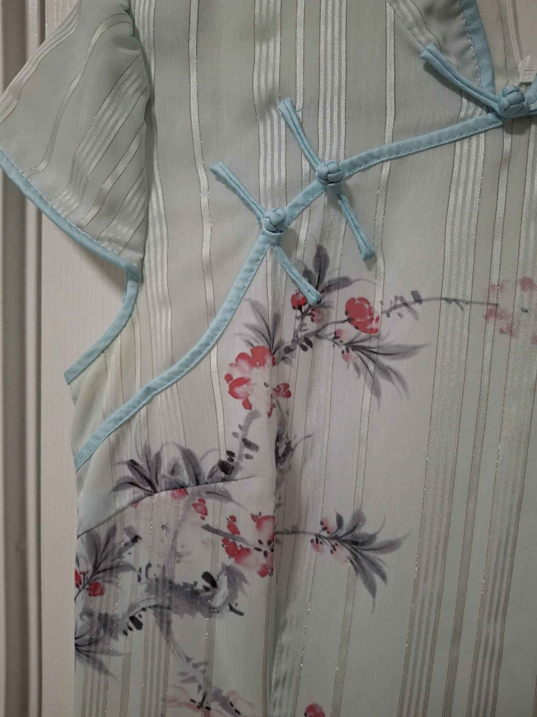 Floral Print Cheongsam Dress - photo 4