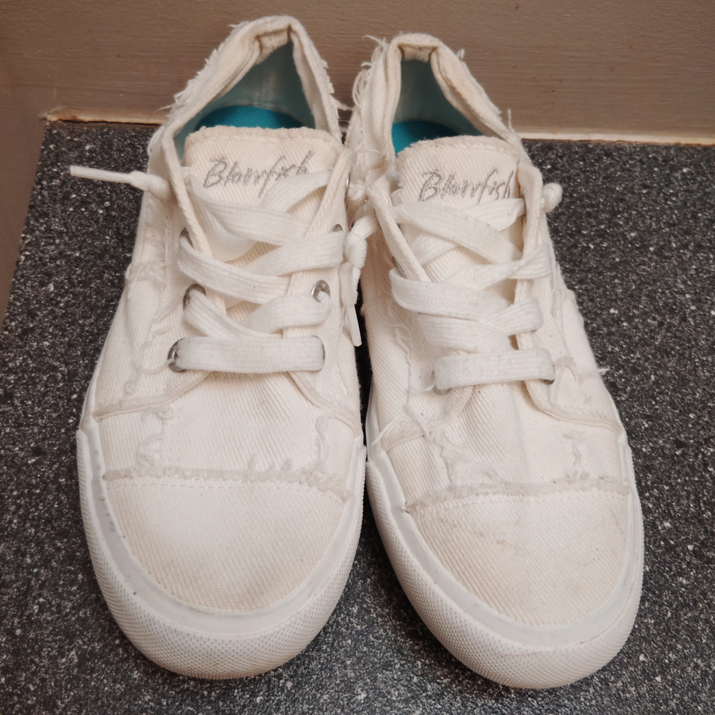 Blowfish Malibu White Canvas Sneakers
