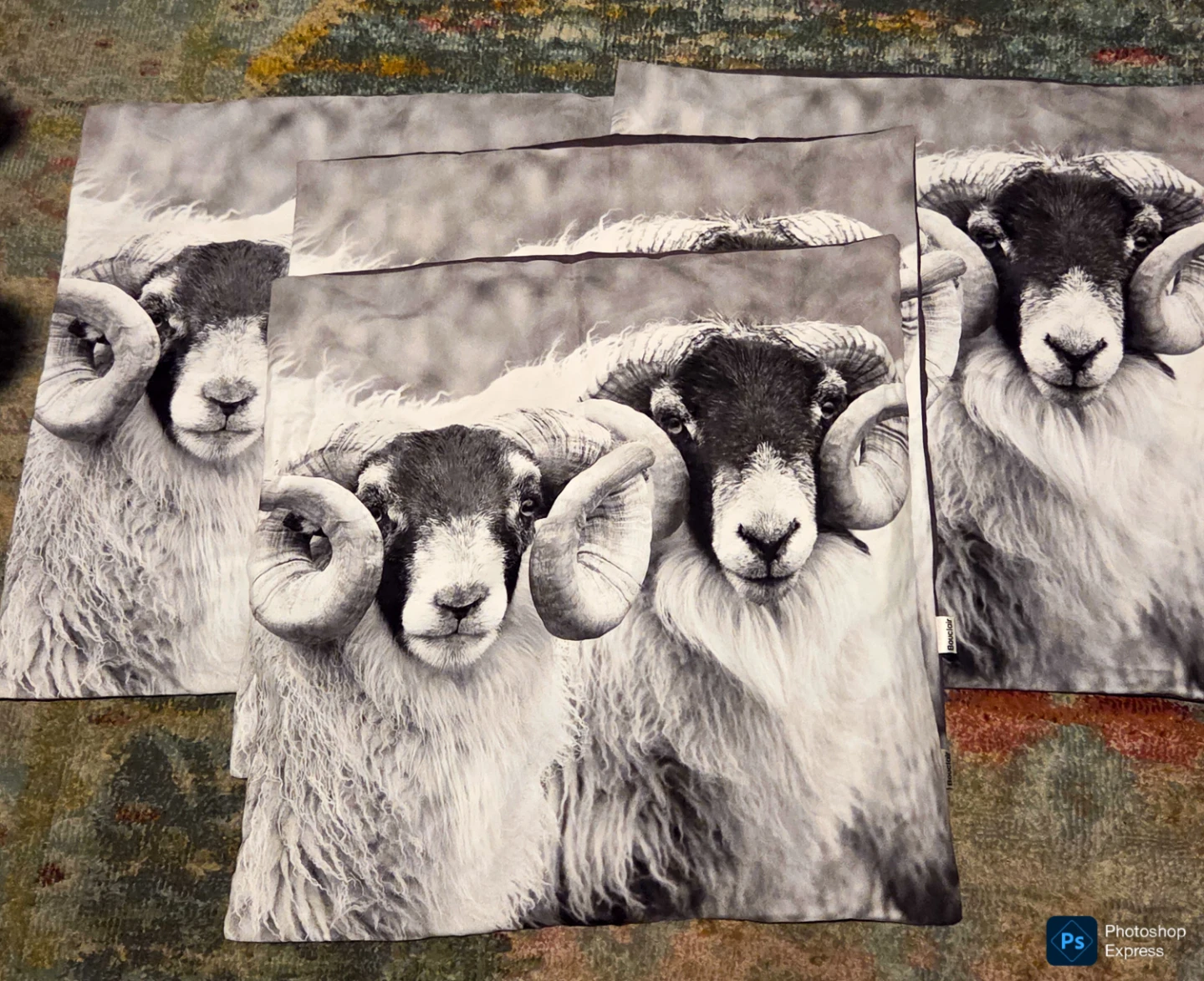 Set of 4 Bouclair Ram Cushion Covers for $15 - photo 2