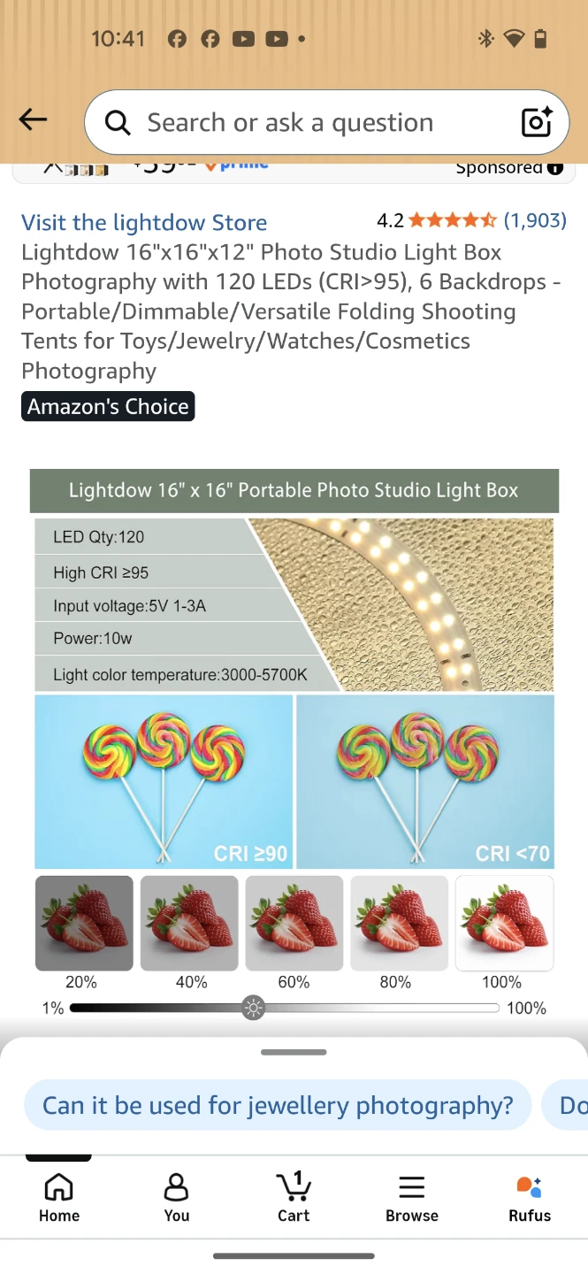 Lightdow 16x16x12 Photo Studio Light Box - photo 4