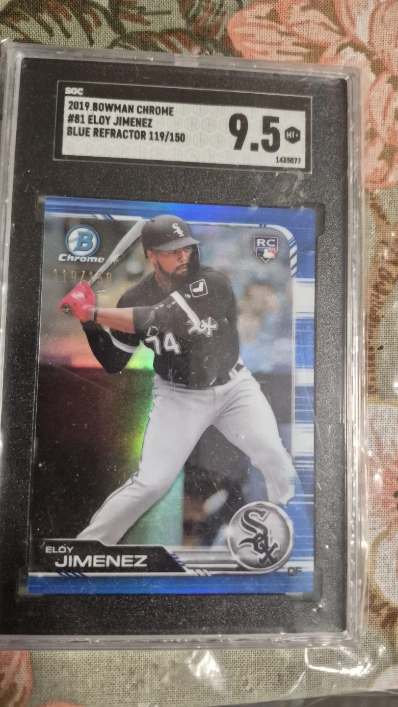 2019 Bowman Chrome Eloy Jimenez Rookie Card SGC 9.5