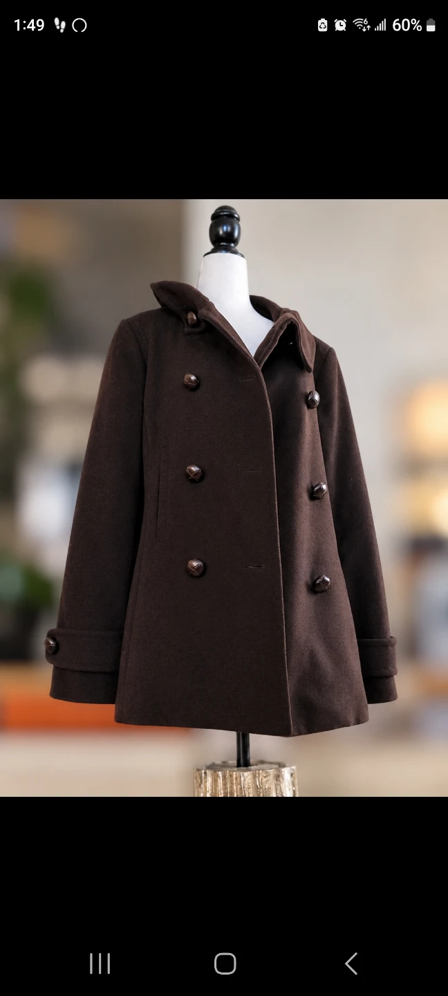 Gorgeous wool, cashmere Peacoat from Babaton Aritzia