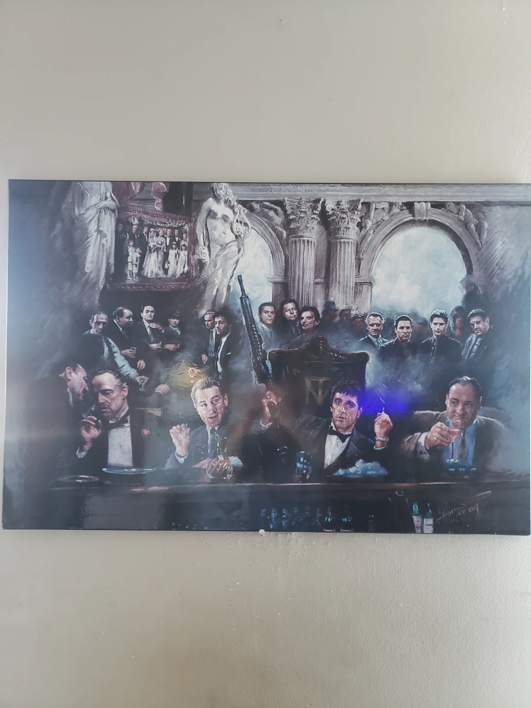 Iconic Mobster Movie Poster Print