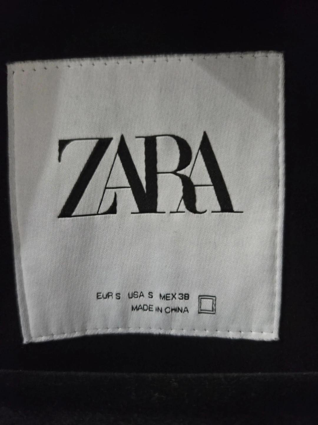 ZARA Suede Jacket - Black (Size S) - photo 3