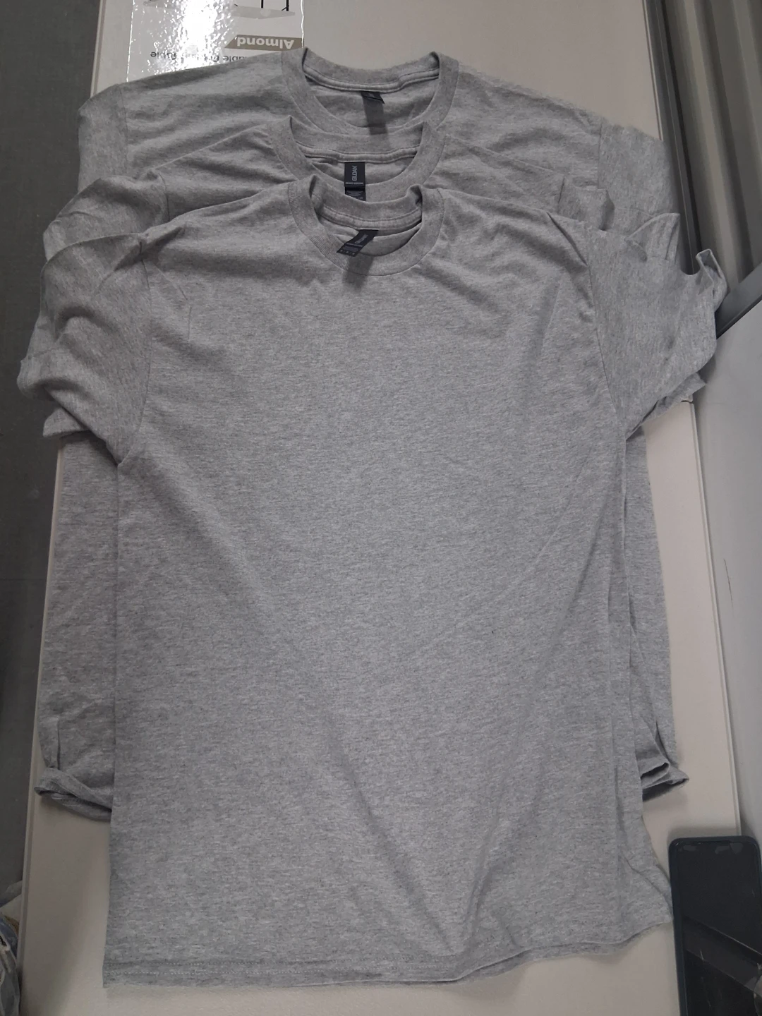 Set of 3 Gildan Gray T-Shirts