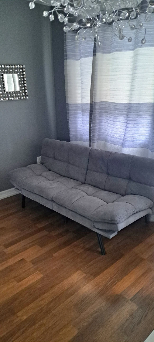 Grey Memory Foam Futon - photo 2