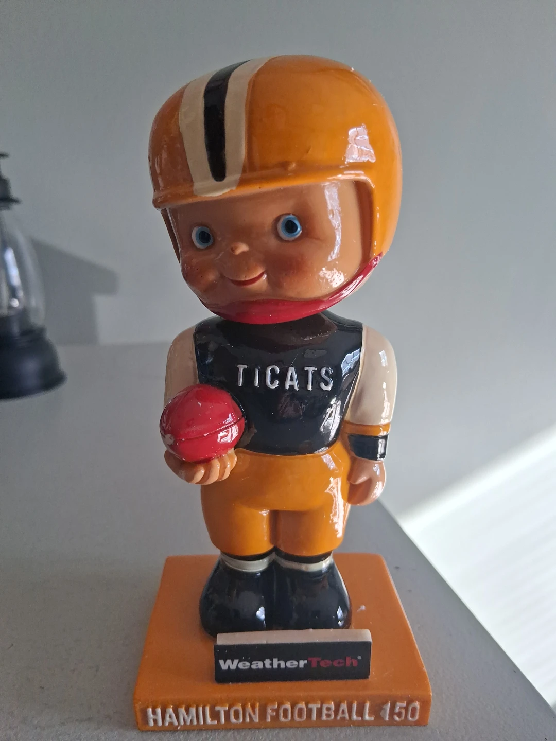 Hamilton Tiger-Cats 150th Anniversary Bobblehead - photo 3