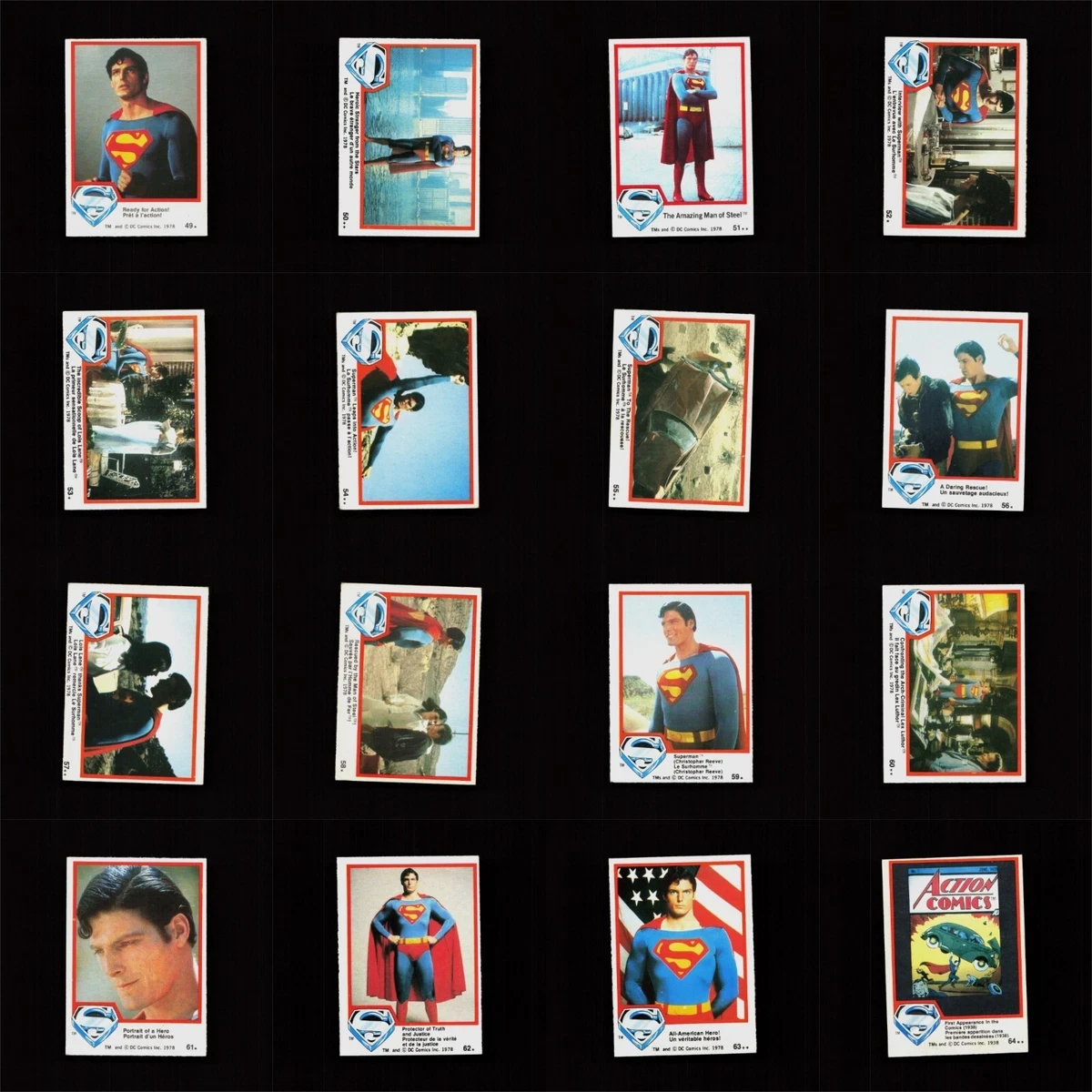 Vintage 1978 Superman Movie Trading Cards - photo 2