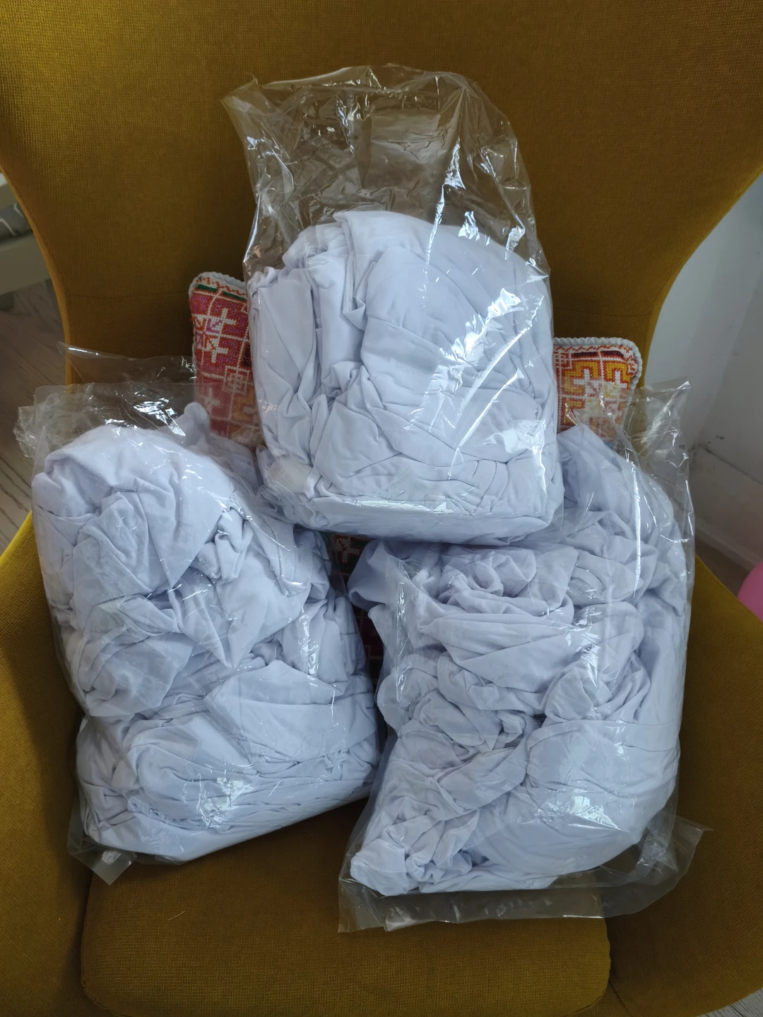 VEVOR White Stretch Spandex Chair Covers - 30 Pack