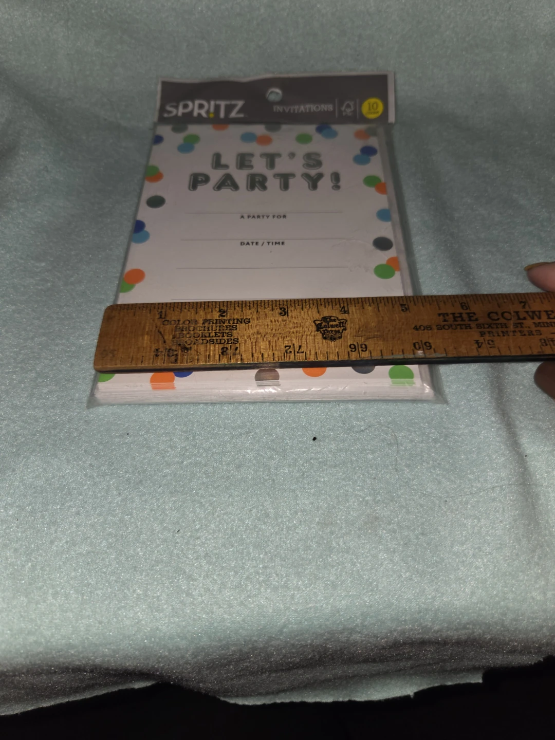 Spritz Let's Party! Invitations 10 Count - photo 4