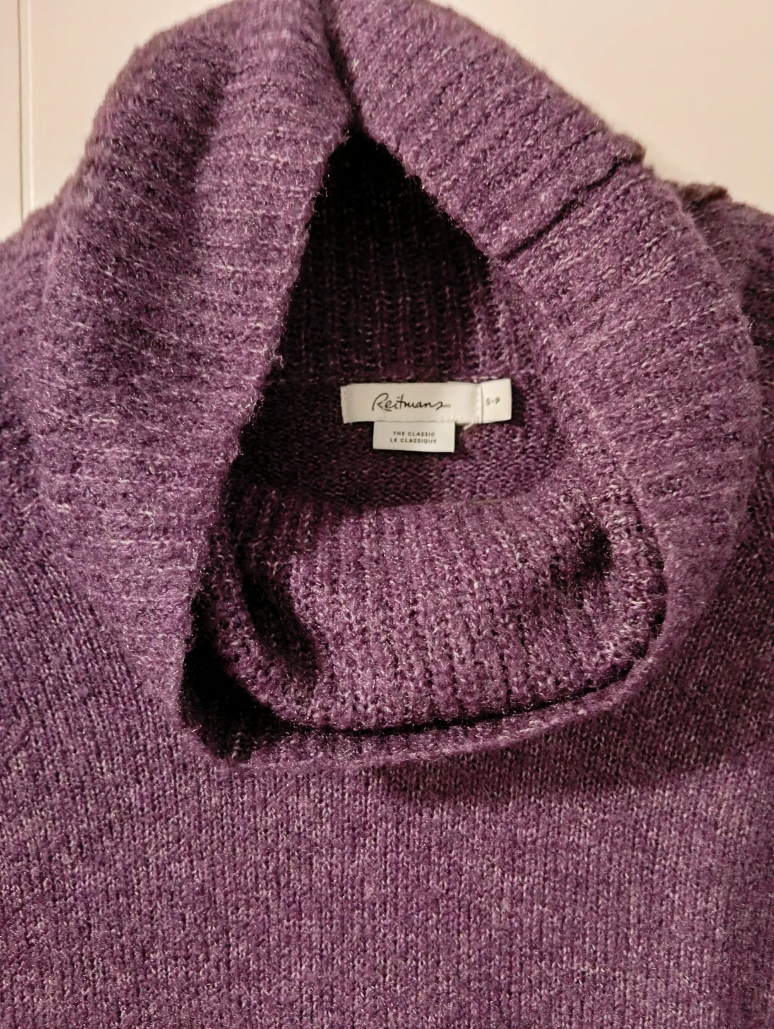 Reitmans Purple Cowl Neck Tunic - photo 2
