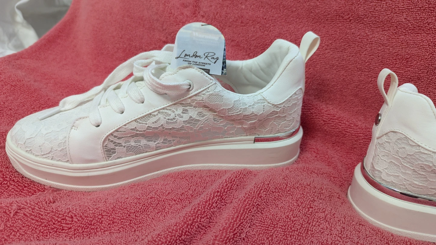 London Rag White Lace Sneakers - photo 2