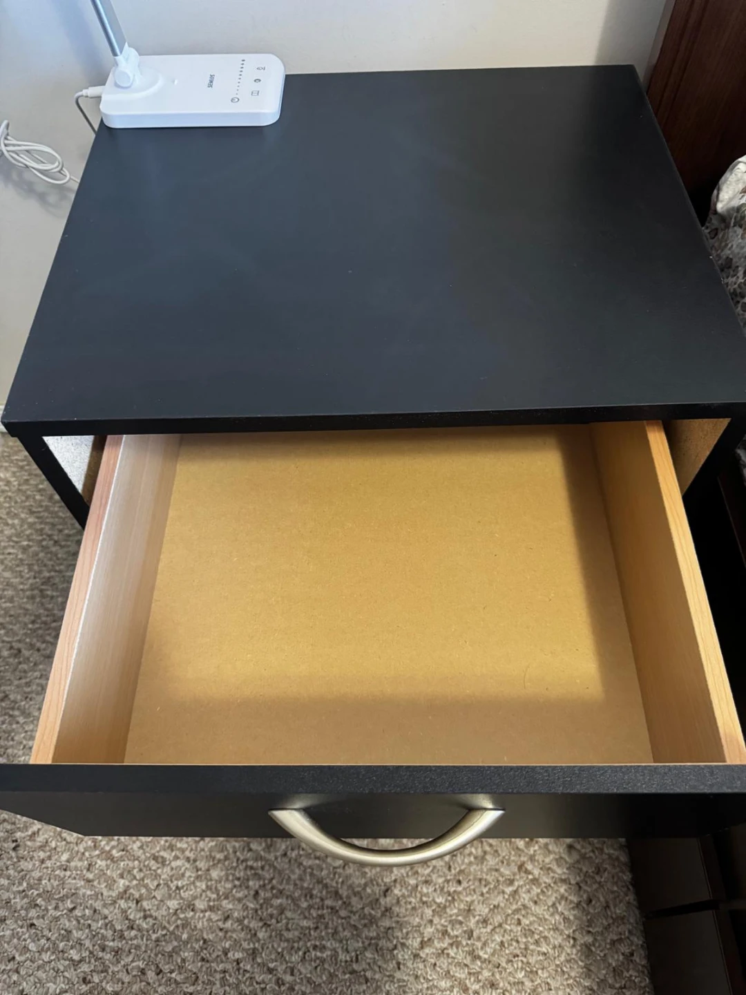 Black Dresser and Matching Nightstand - photo 5