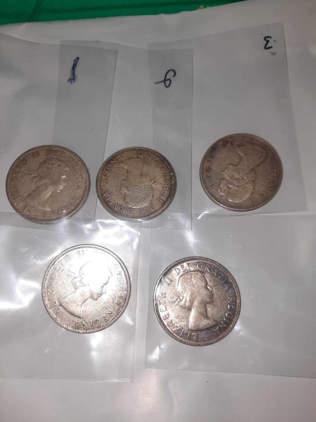 Set of 5 Canadian Silver Voyageur Dollars - photo 2