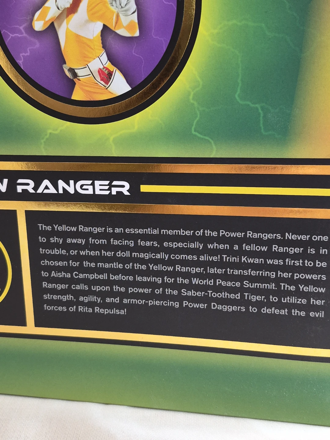 Ultimates! Mighty Morphin Power Rangers Yellow Ranger 2022 - photo 5
