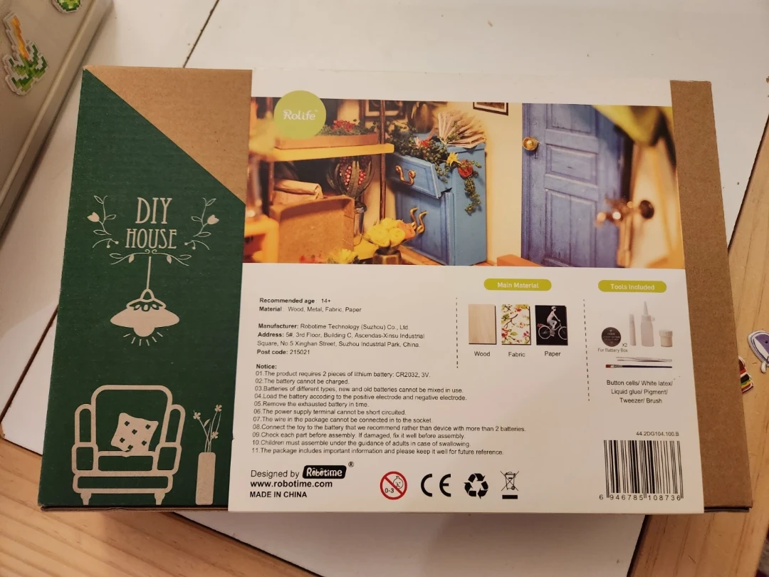 Rolife Cathy's Flower House DIY Miniature Kit - photo 3