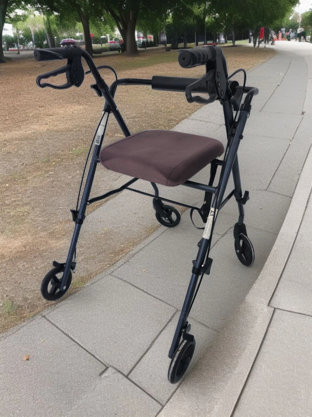 Walker Aluminum Rollator 6″ wheels