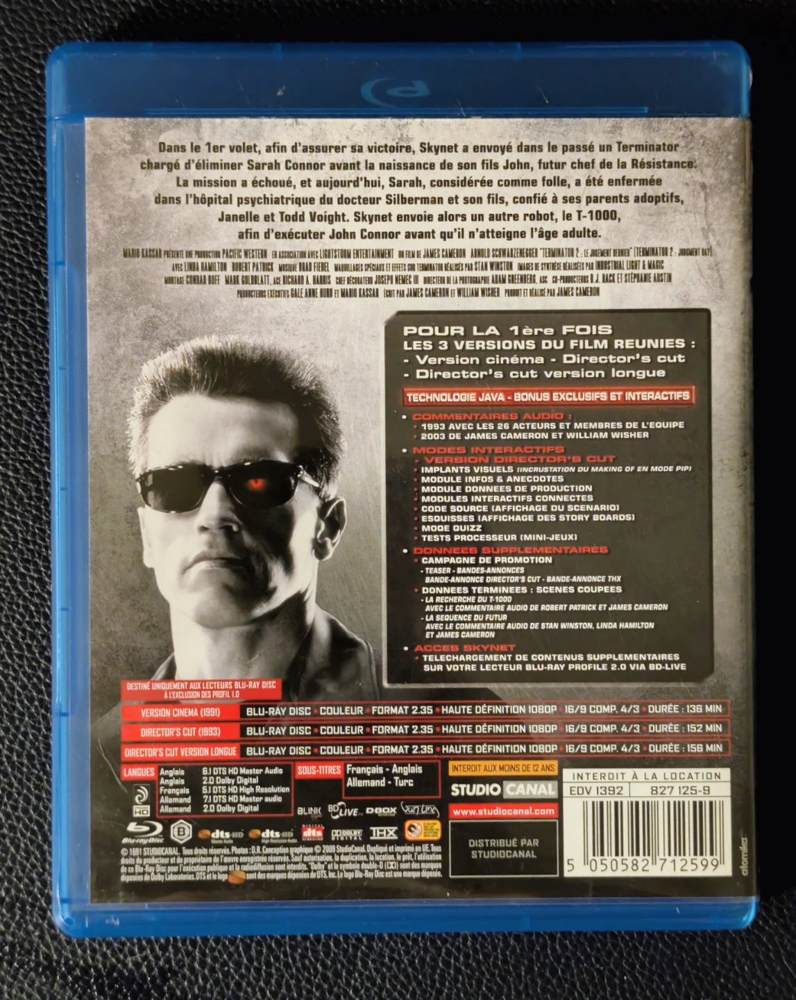 Terminator 2: Judgment Day Blu-ray (Region B ) - photo 2