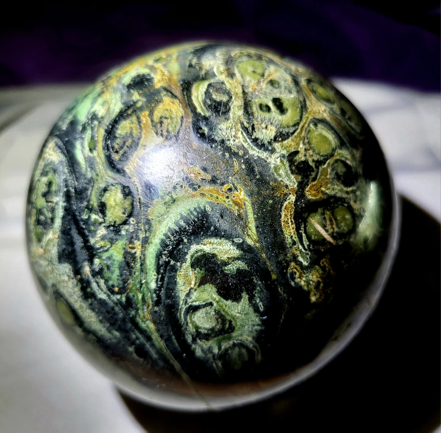 Large Crystal Kambaba Sphere - photo 5