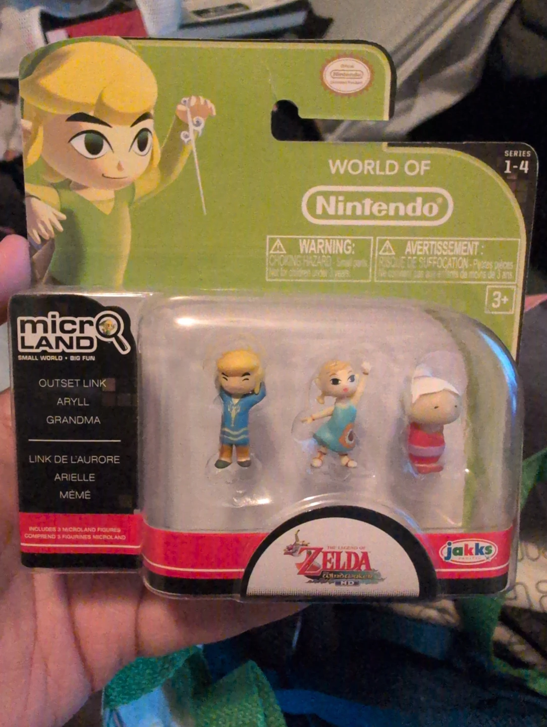 World of Nintendo Microland Legend of Zelda Wind Waker Set