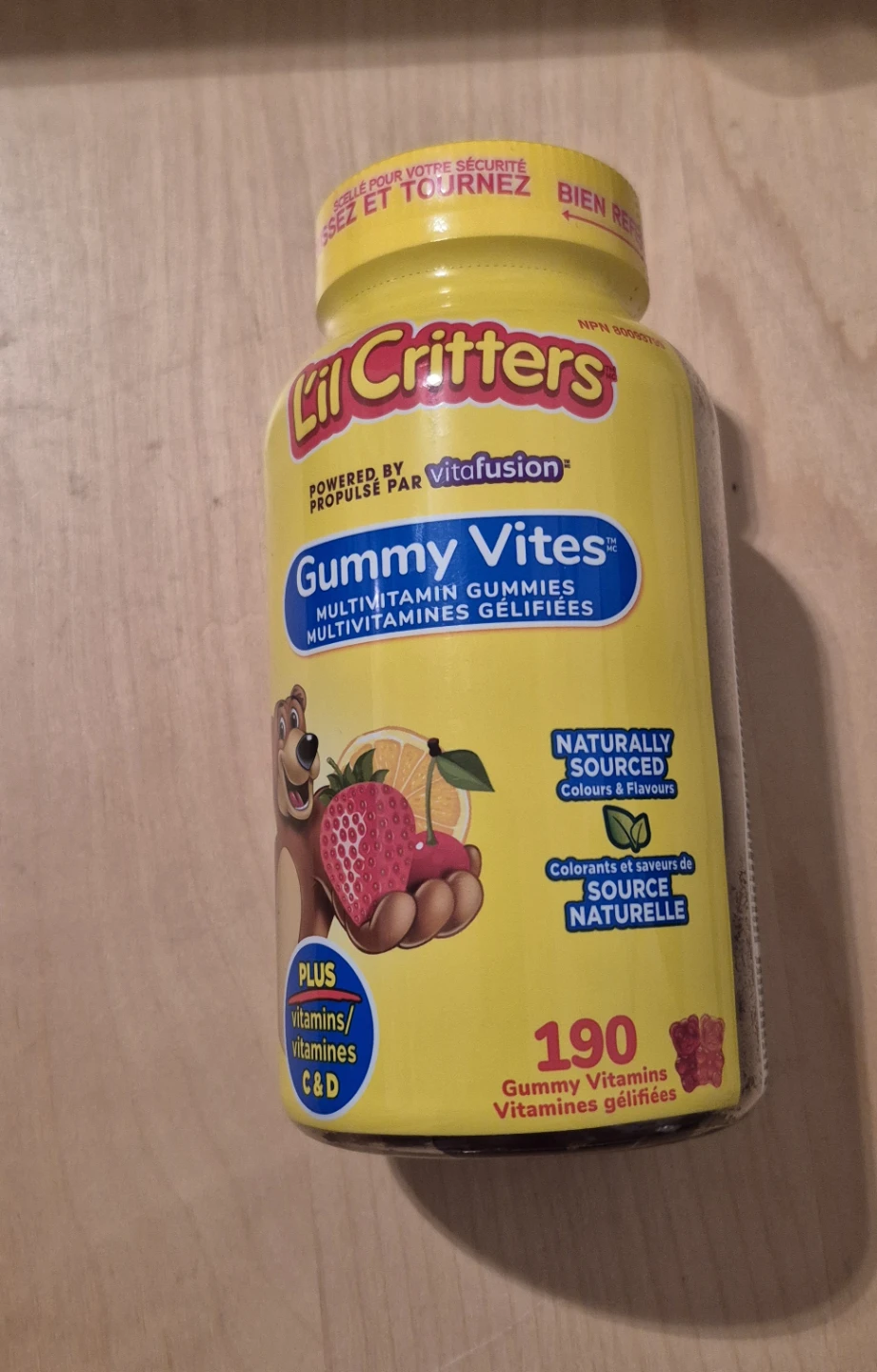 BNIB)L'il Critters Gummy Vites Multivitamin Gummies 190 Count