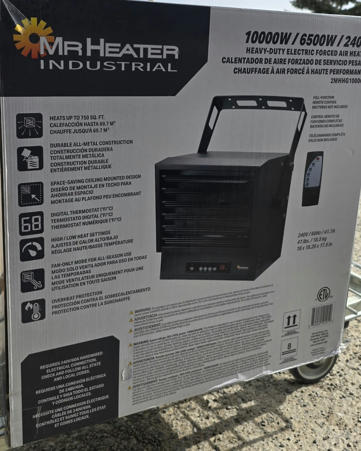 Eletric Garage Heater