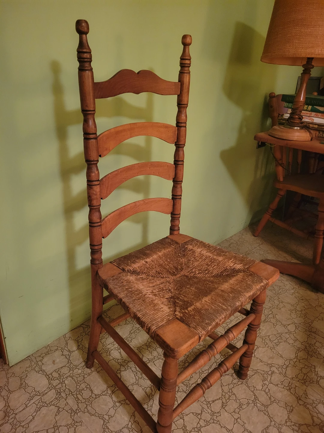 Vintage Ladder Back Chair - photo 3
