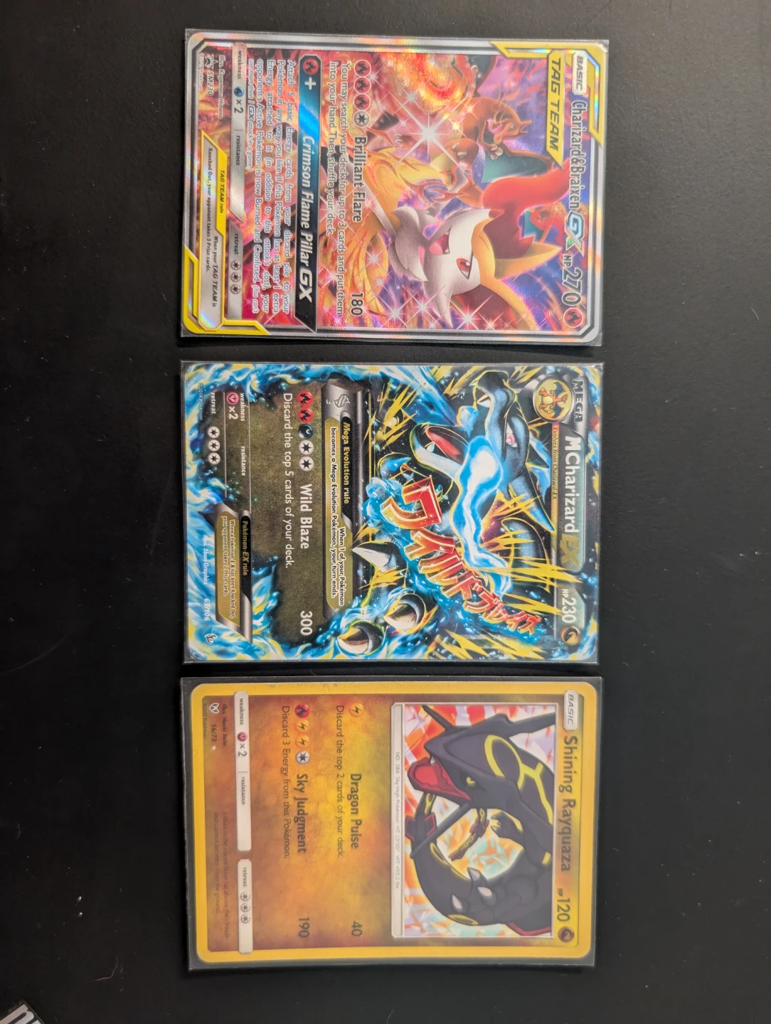 Pokemon collection lot. Charzard mega ex, shining raquaza, etc