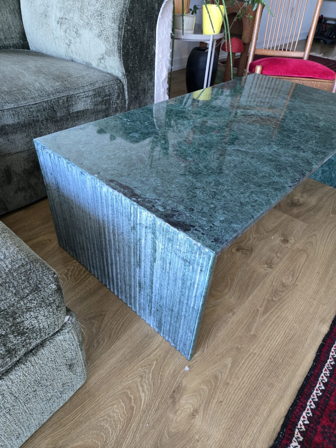 Green Marble Coffee Table - photo 3