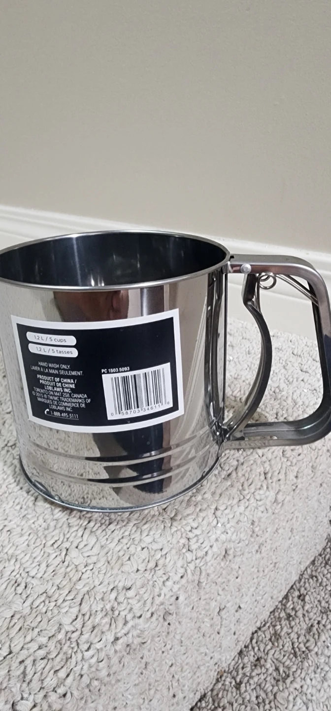 PC Large Stainless Steel Flour Sifter - photo 2