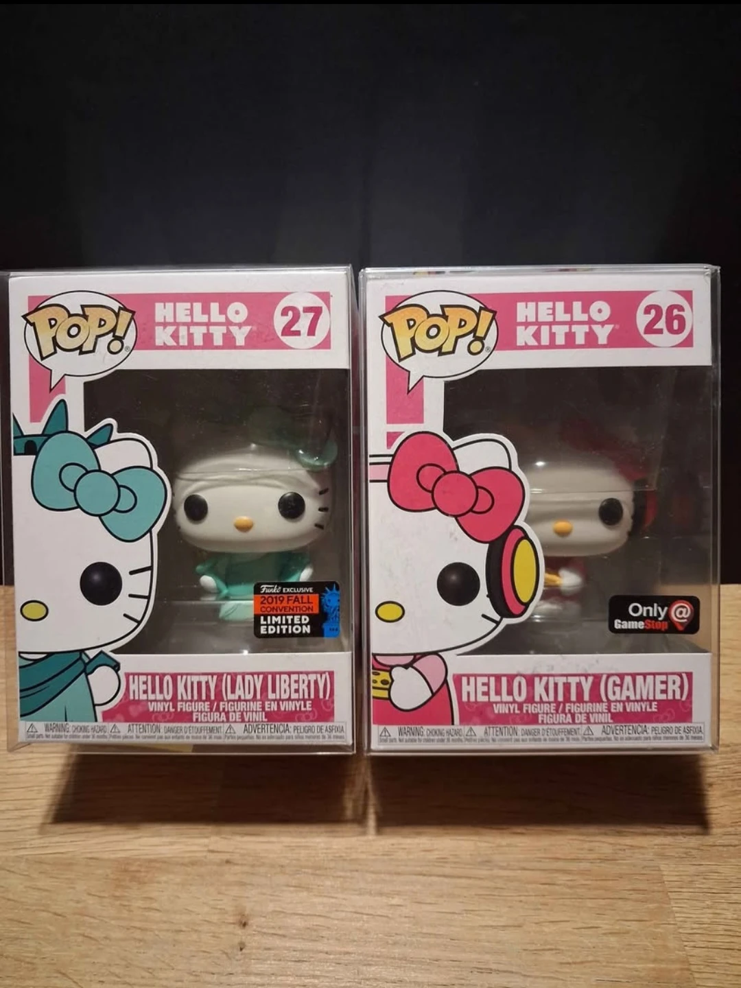 Funko Pop Hello Kitty Bundle (Gamer and Pady Liberty)