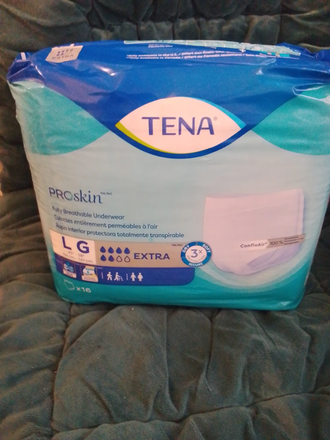 TENA ProSkin Extra Underwear Large 16-Pack - photo 2