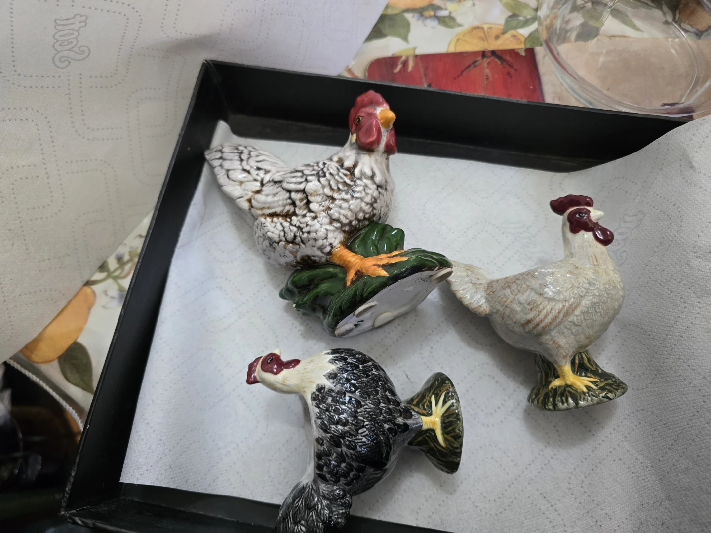COLLECTIBLE Ceramic Chicken Egg Cups - photo 3