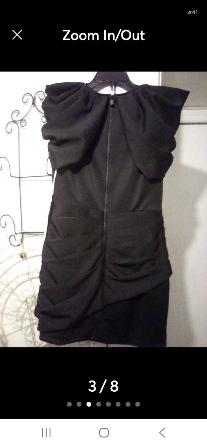 Luxxel Black Mini Dress - photo 2