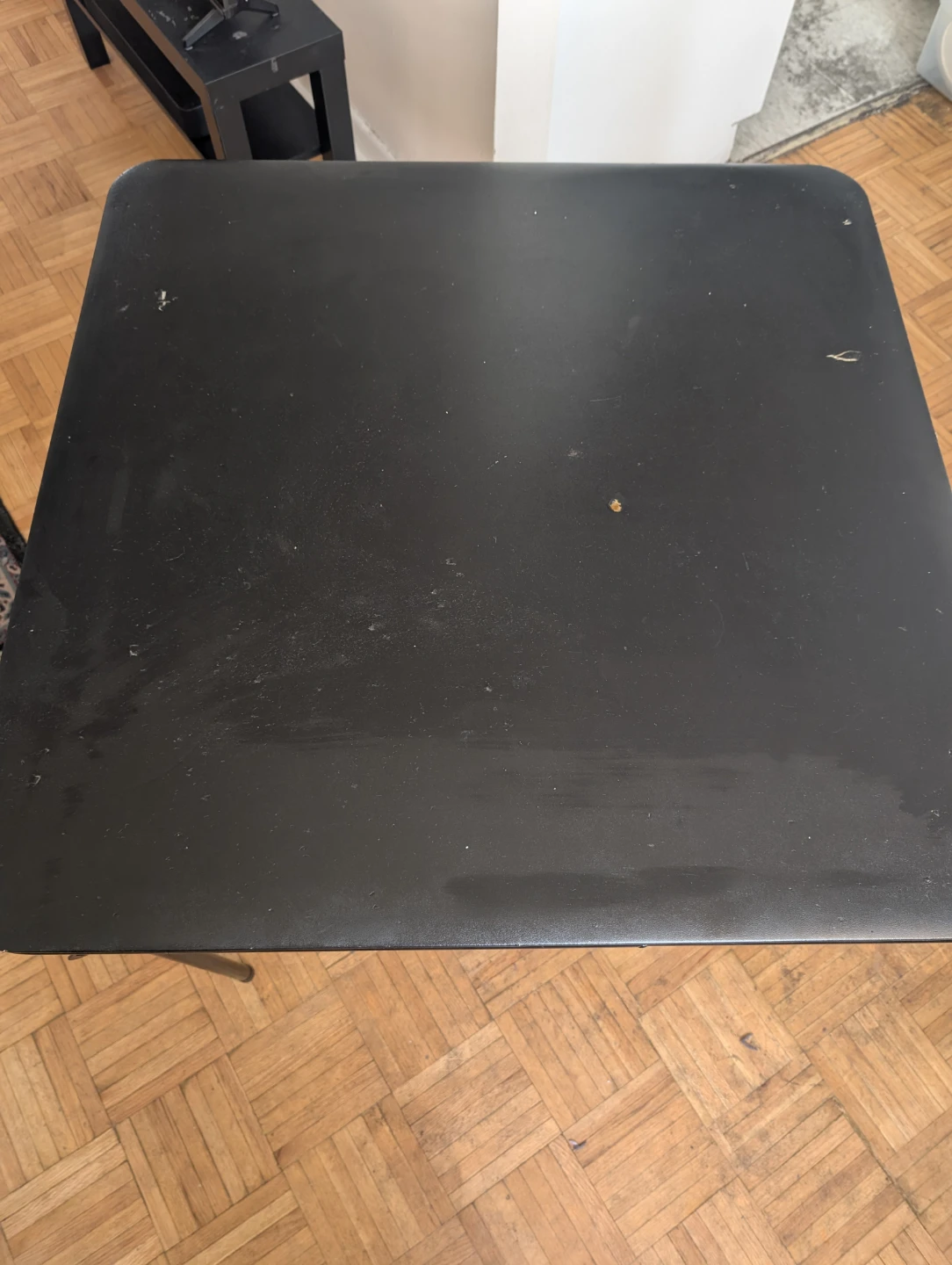 Black Folding Card Table - photo 2