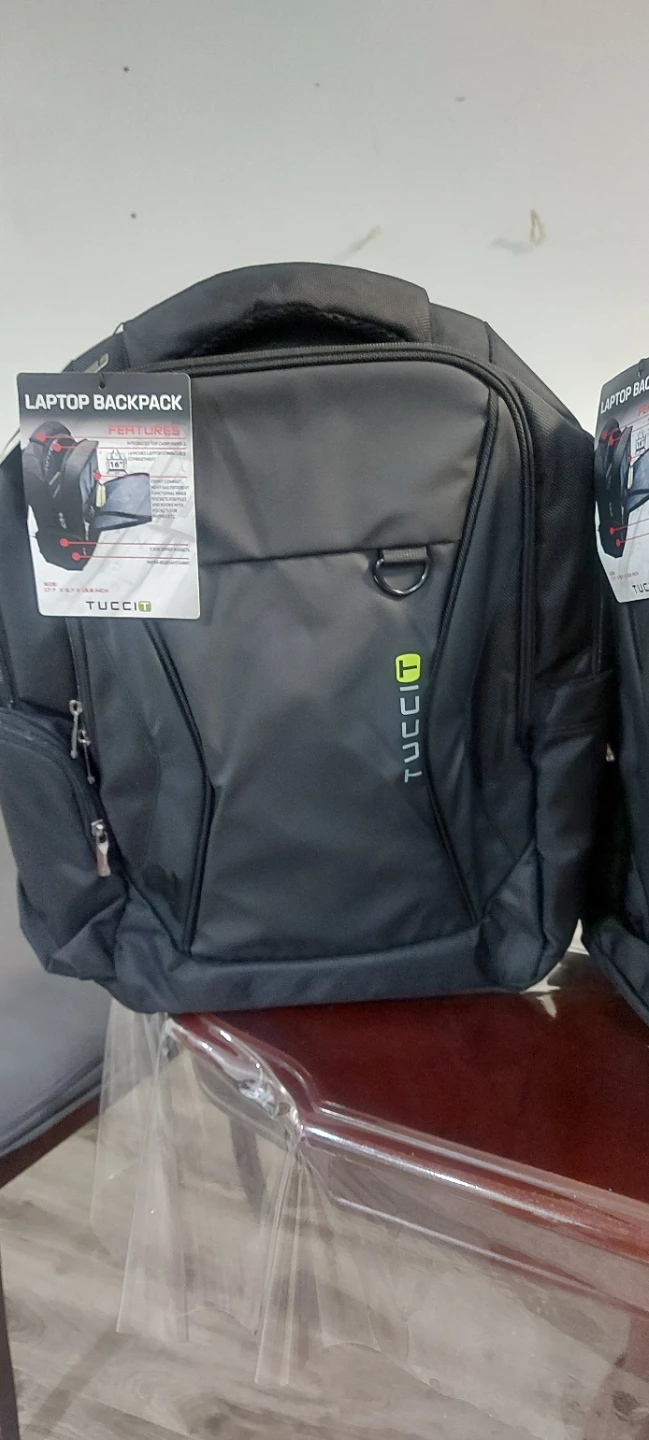 2 Tucci Laptop Backpack Black,  $70 for each one - photo 2