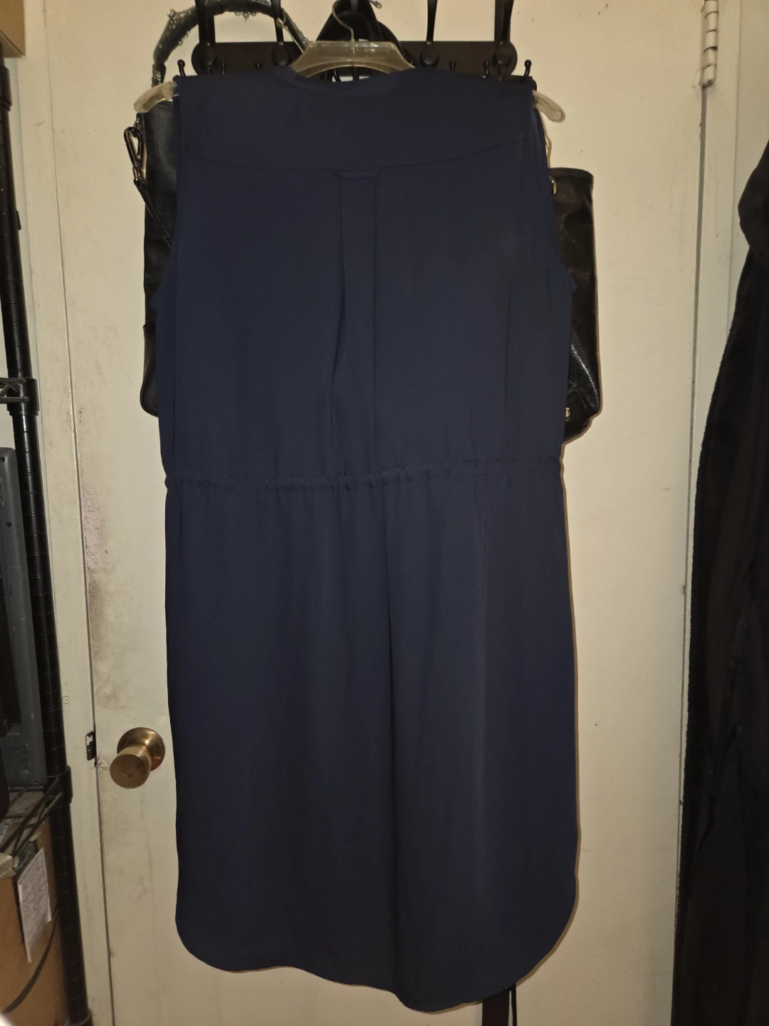H&M Midnight Blue Button Down Maxi Dress in a Ladies 12 - photo 3