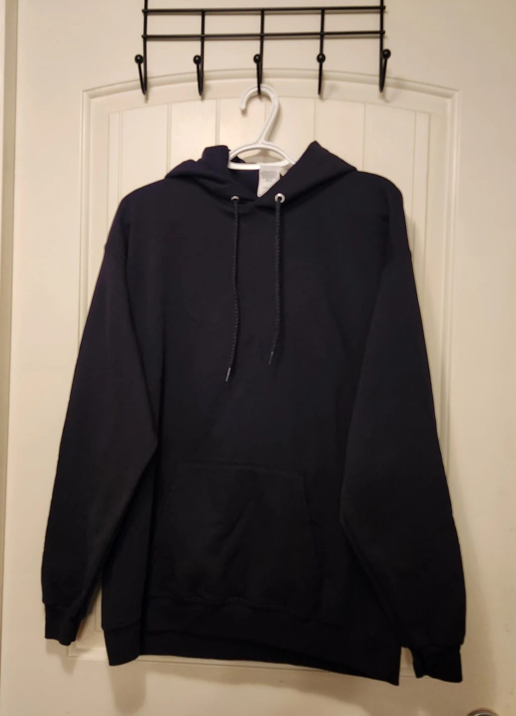 Hanes EcoSmart Black Hoodie