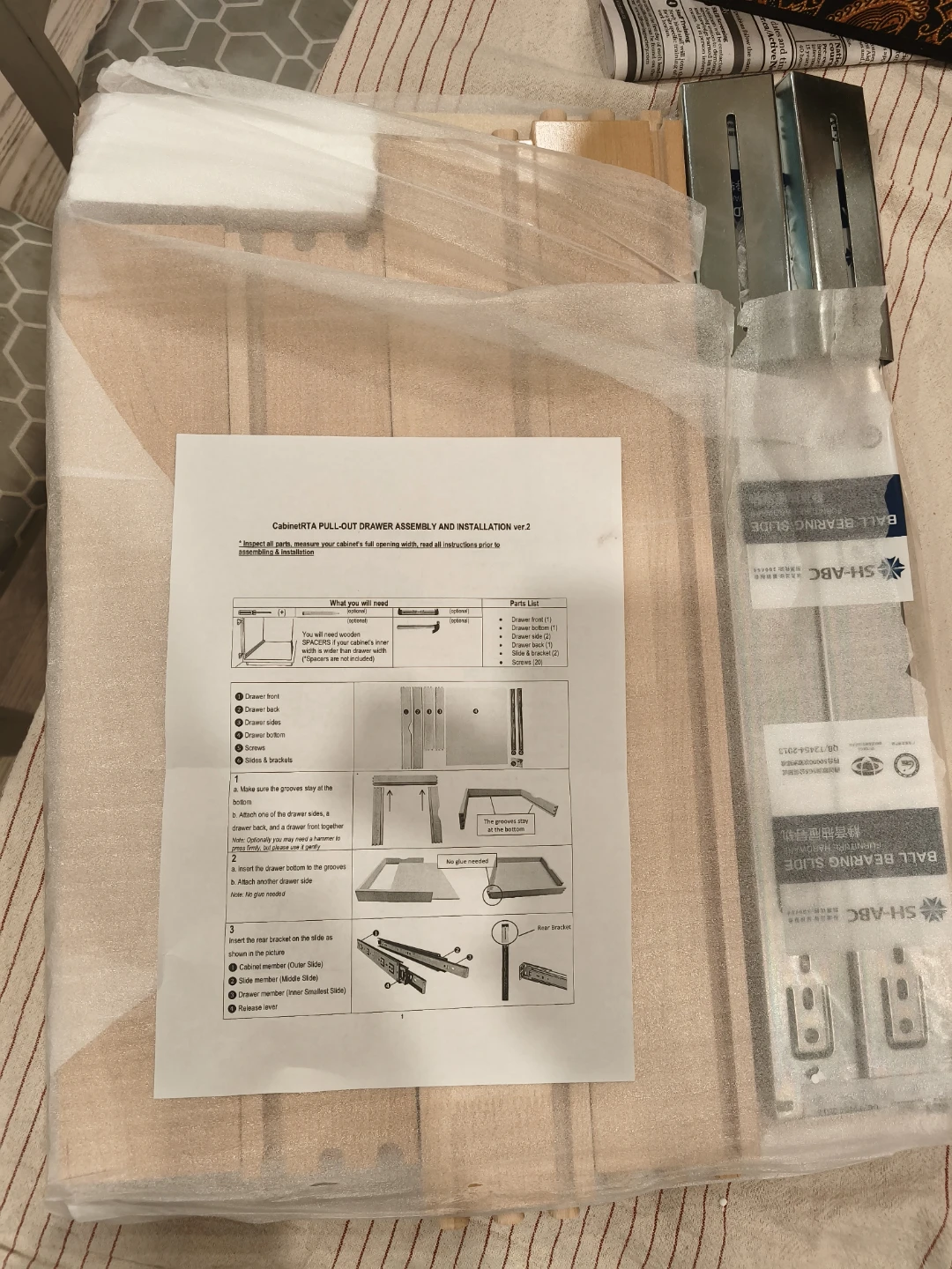 Couver Pull Out Cabinet Drawer - photo 3