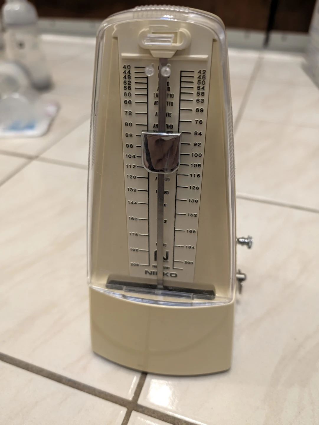 Retro Classic Mechanical Metronome (made in Japan)