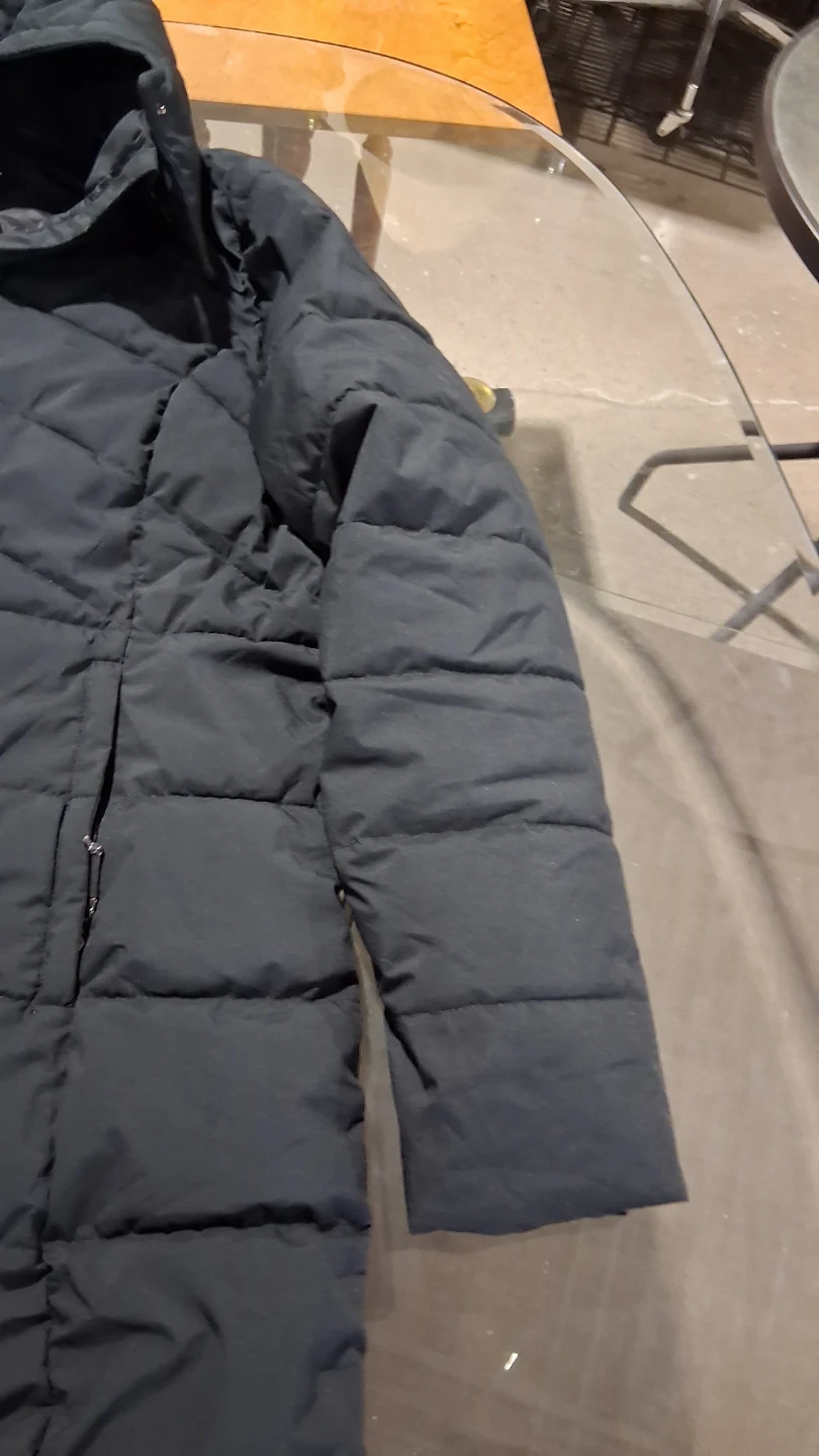 Black Quilted Puffer Jacket XXL women - photo 5