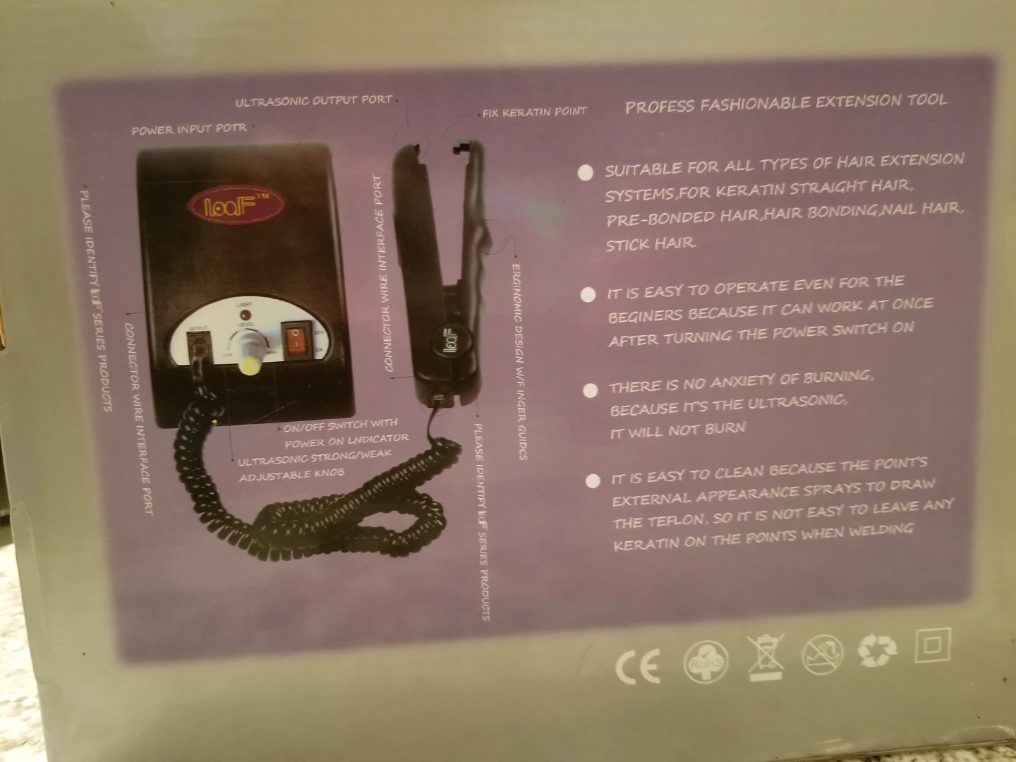 Loof Professional Ultrasonic Hair Extension Machine - photo 3