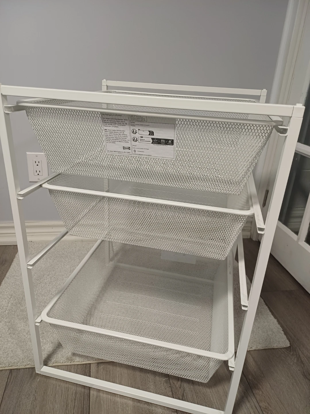IKEA Lennart White Storage Drawer Unit