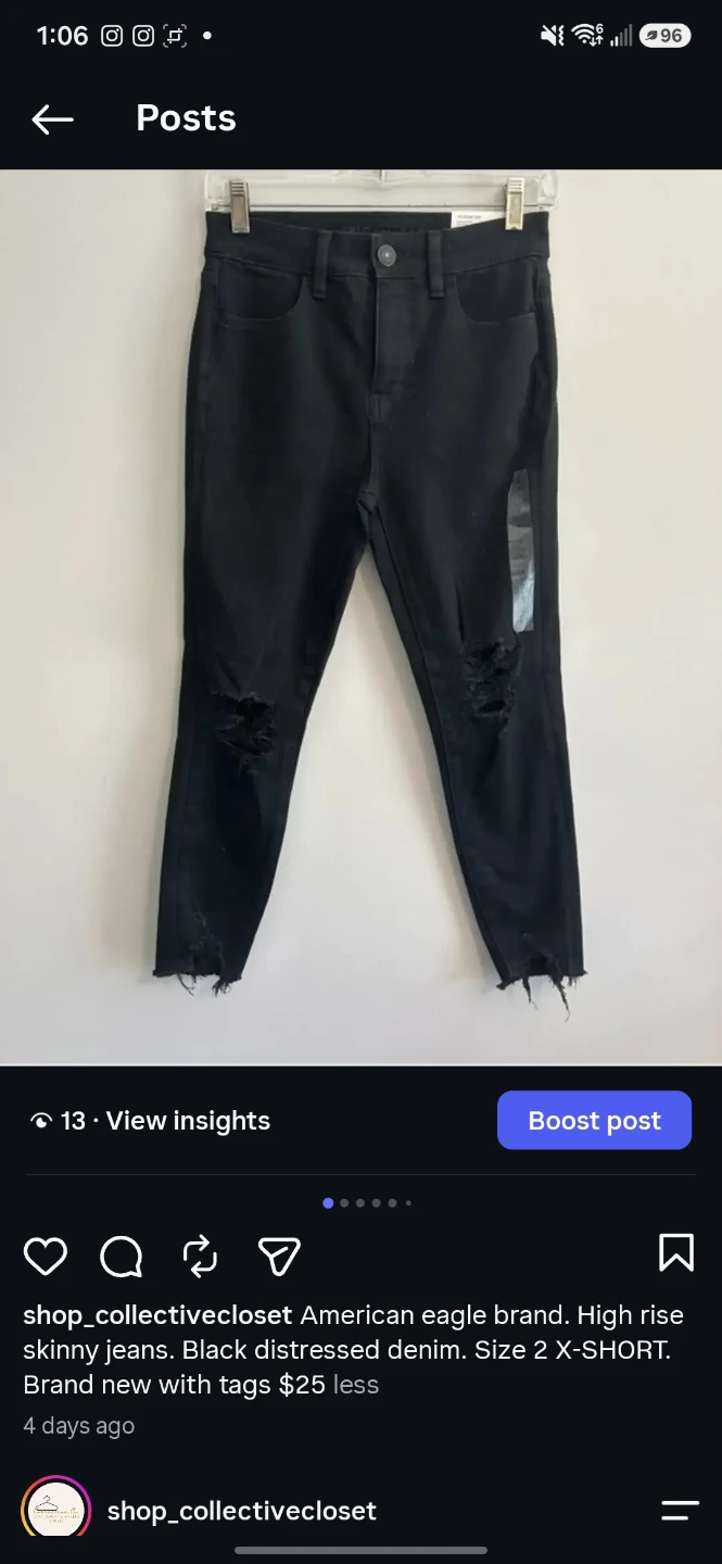 Assorted American Eagle and Old Navy Skinny Jeans - photo 2