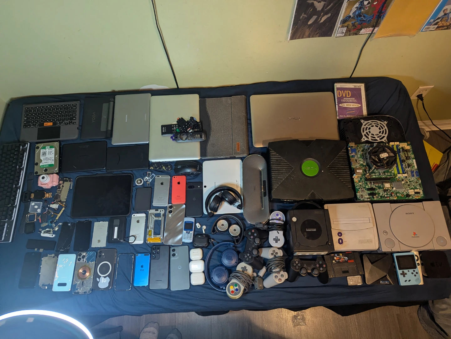 Phones laptops consoles watches headphones