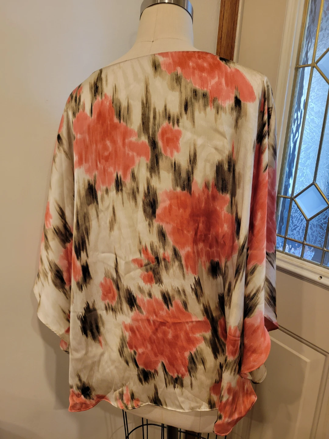 Floral Print Polyester Tunic - photo 3
