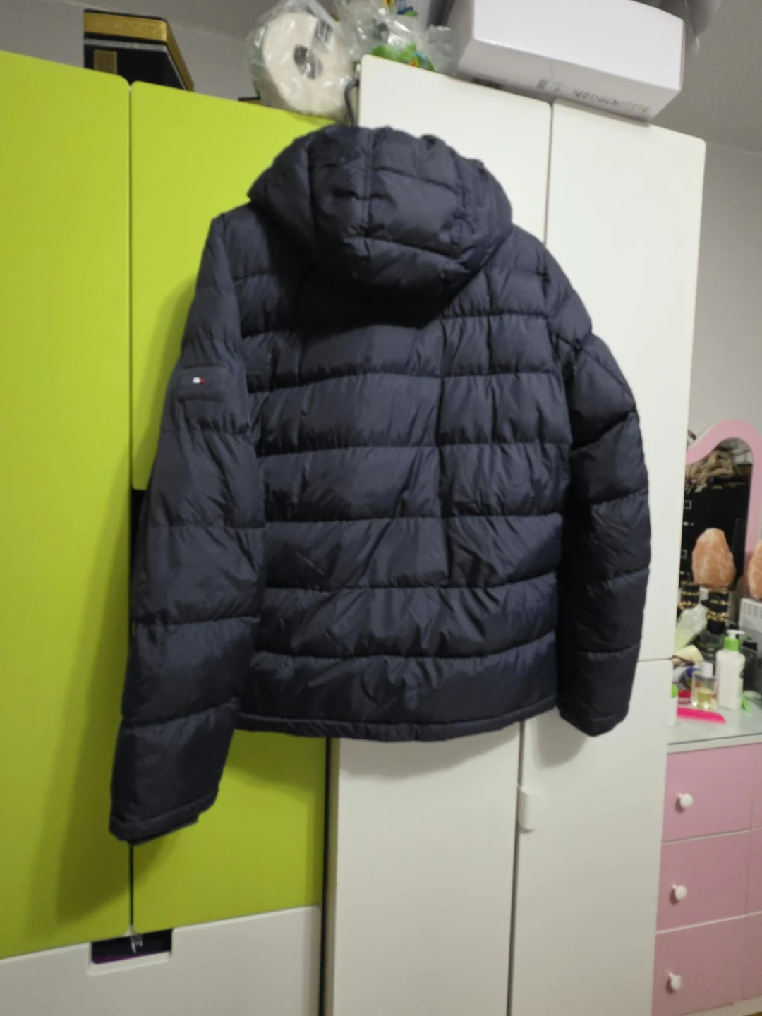 Tommy Hilfiger Navy Puffer Jacket - photo 3