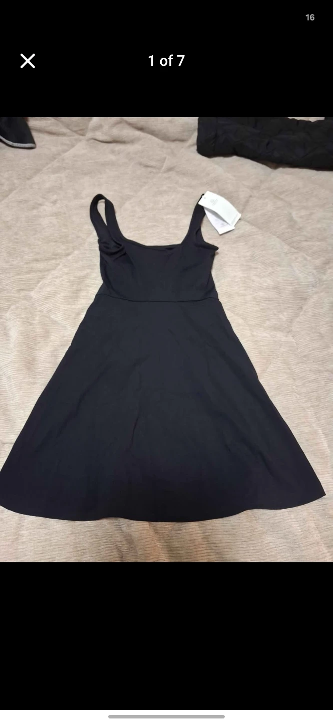 Lacoste Black Sport Dress Size 34