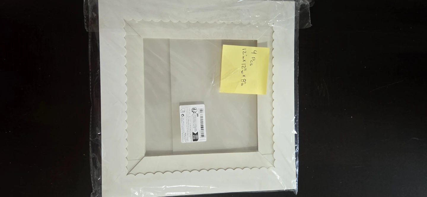 Assorted Cake Boxes and Gold Cake Boards